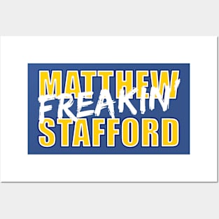 Matthew Freakin' Stafford T-Shirt Posters and Art